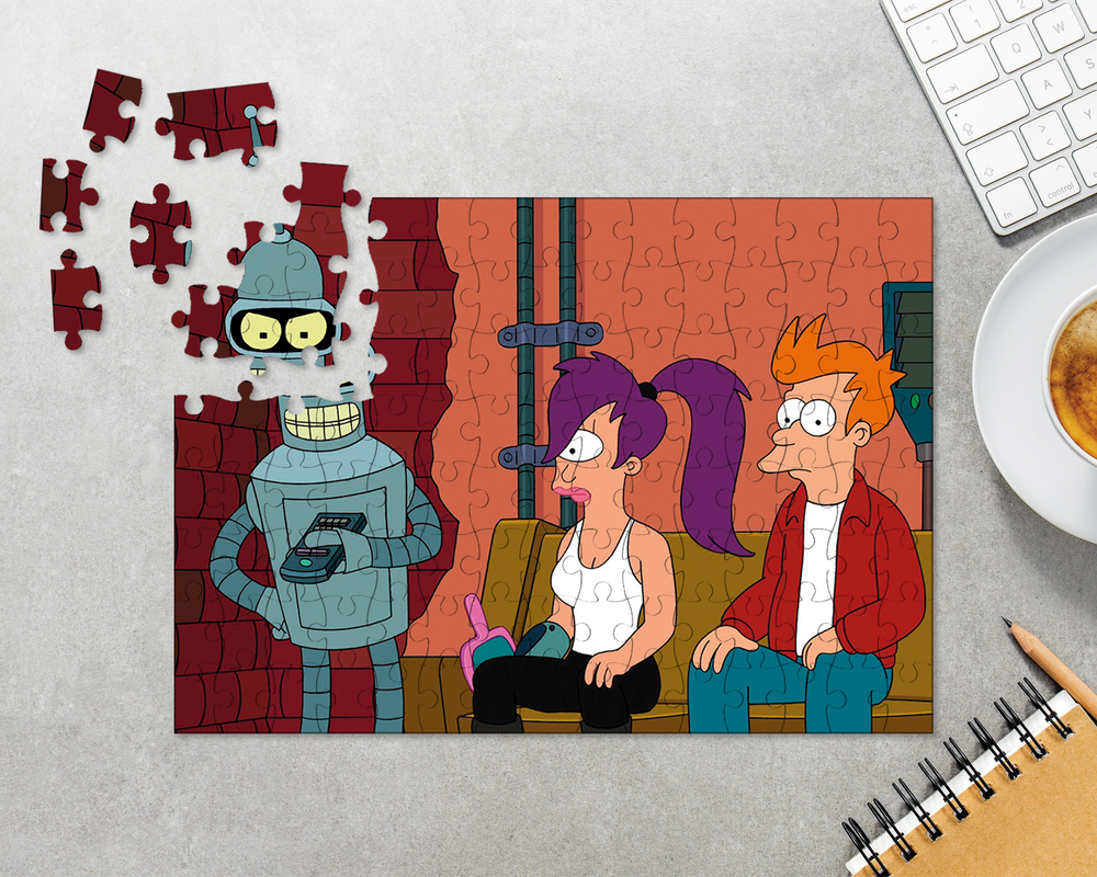 Пазл Бендер Переключает Каналы Футурама Futurama