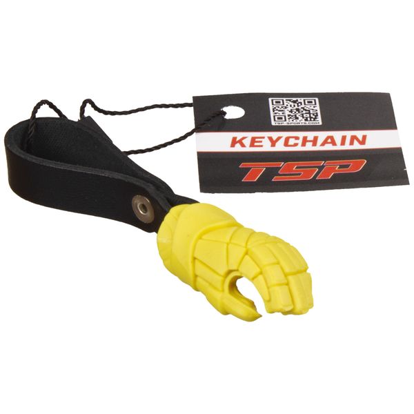 TSP Брелок - перчатка хоккейная (Однотонная жёлтая)