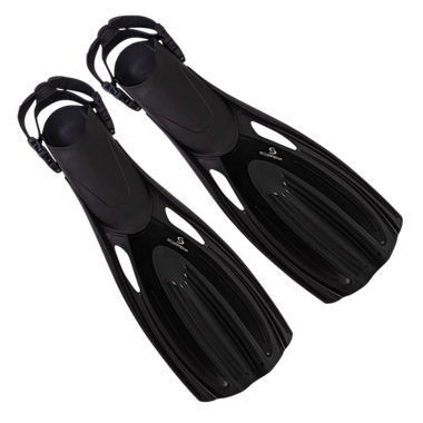 Ласты Scorpena Tahiti Регулируемые Чёрные -