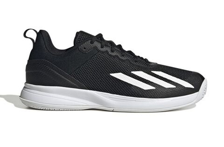 Мужские кроссовки теннисные Adidas Courtflash Speed - core black/cloud white/matte silver