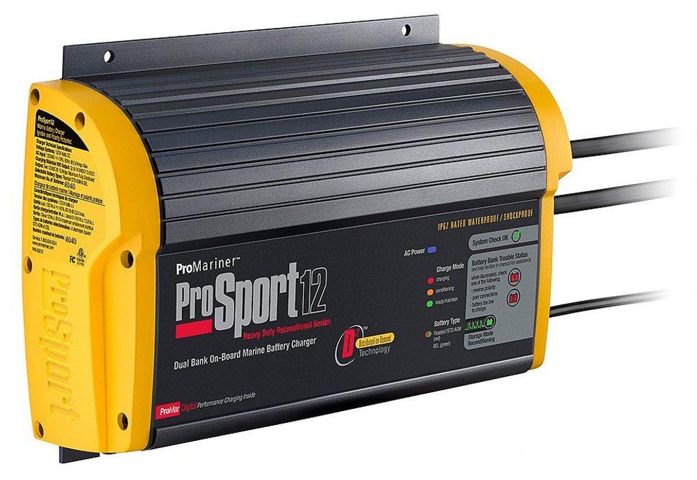 Зарядное устройство Prosport 12 Dual PFC, 12 А, 12/24 В, два зарядных выхода (10264822)
