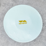 Чайный набор 12 предметов 230мл в круглой коробке "Черный мрамор" (100374)