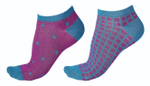 Набор из 2 пар заниженных носков (Размер: 36-42) (Цвет: разноцветный)