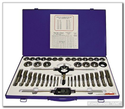 Набор резьбонарезной 45 предметов 6-24мм,металлический футляр БМ