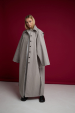 TRENCH COAT WARM GRAY