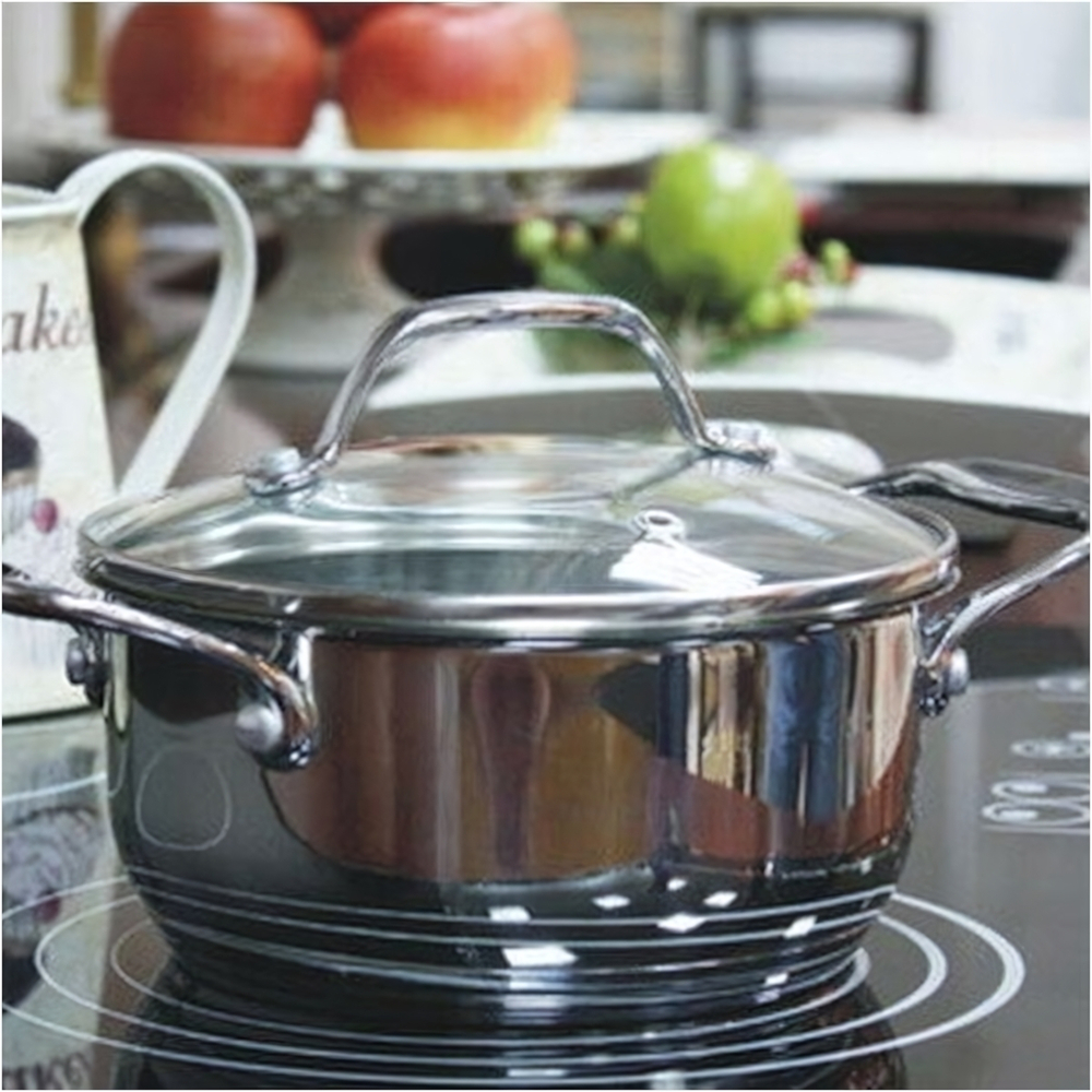 Кастрюля из нержавеющей стали 3,2л «Ника» Катунь