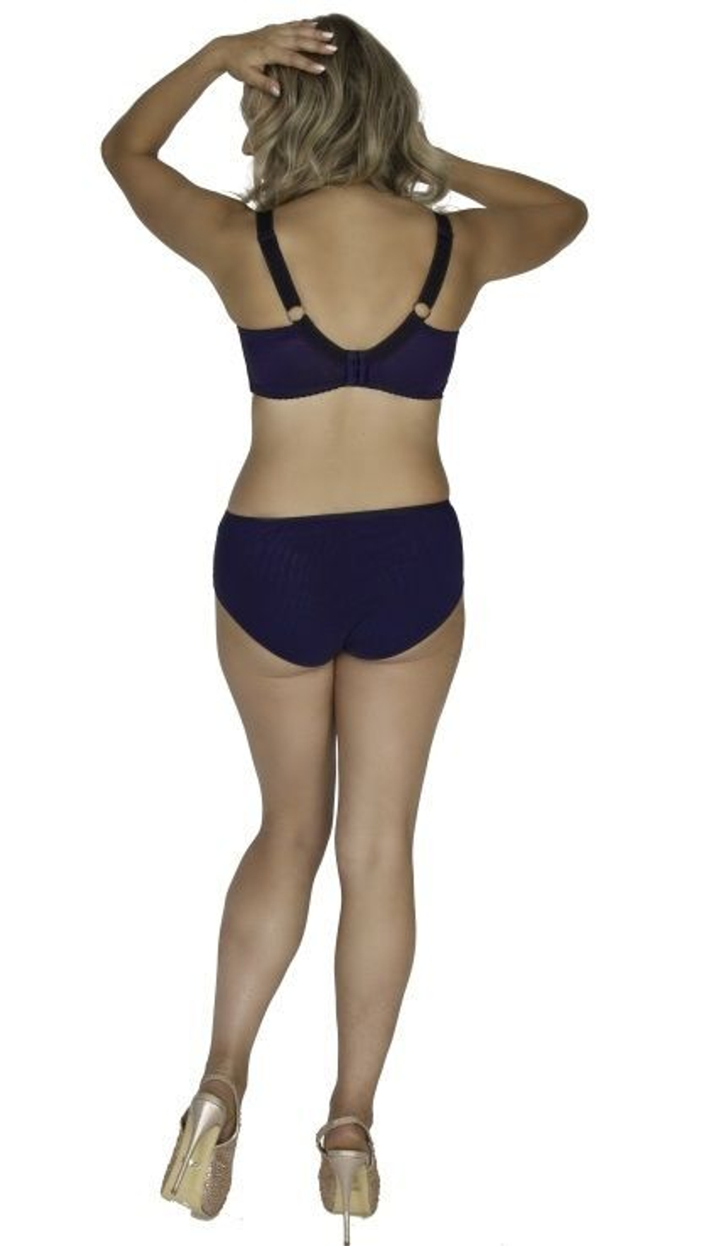 Телесный бюстгальтер с мягкой чашкой из кружева с «ресничками» (Размер: 85G) (Цвет: телесный)