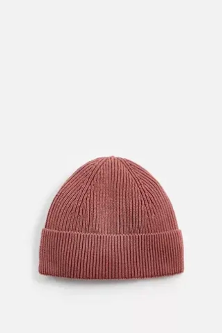ZARA БАЗОВАЯ ШАПКА БИНИ, ПЫЛЬНЫЙ РОЗОВЫЙ