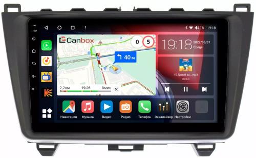 Магнитола для Mazda 6 2007-2012 (GH) - Canbox 9033 Qled, Android 10, Быстрая, SIM-слот
