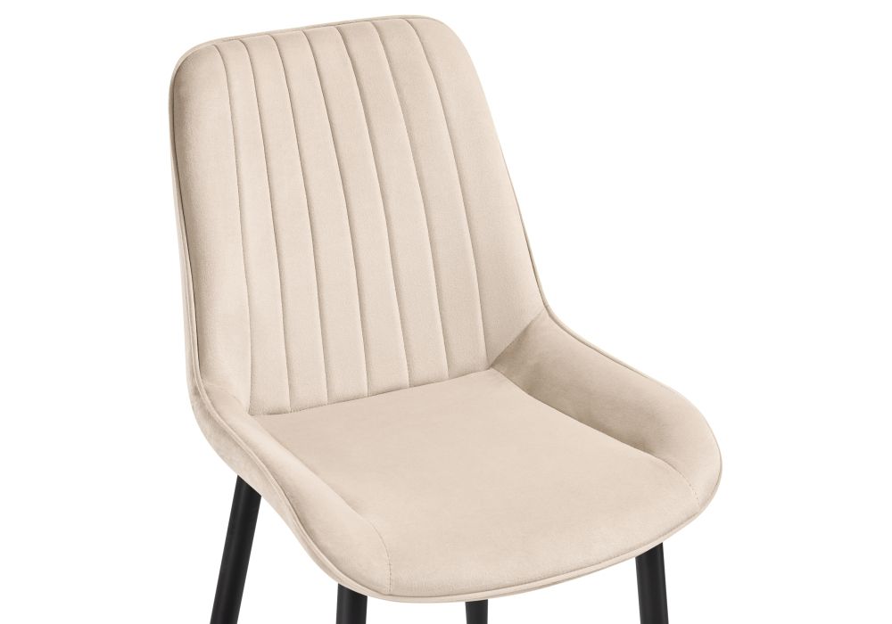 Стул на металлокаркасе Seda 1 beige / gold / black