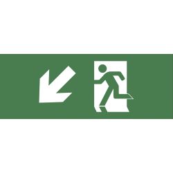 Самоклеящаяся этикетка ЭРА INFO-DBA-007 200х60мм Фигура/стрелка вверх влево DBA