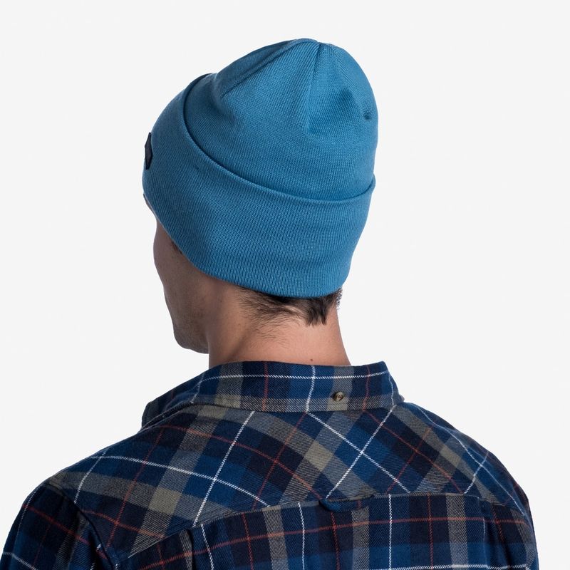 Вязаная шапка Buff Hat Knitted Niels Dusty Blue Фото 6