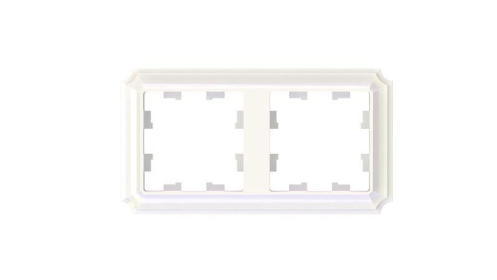 Рамка 2-м AtlasDesign Antique универс. жемчуж. SE ATN100402