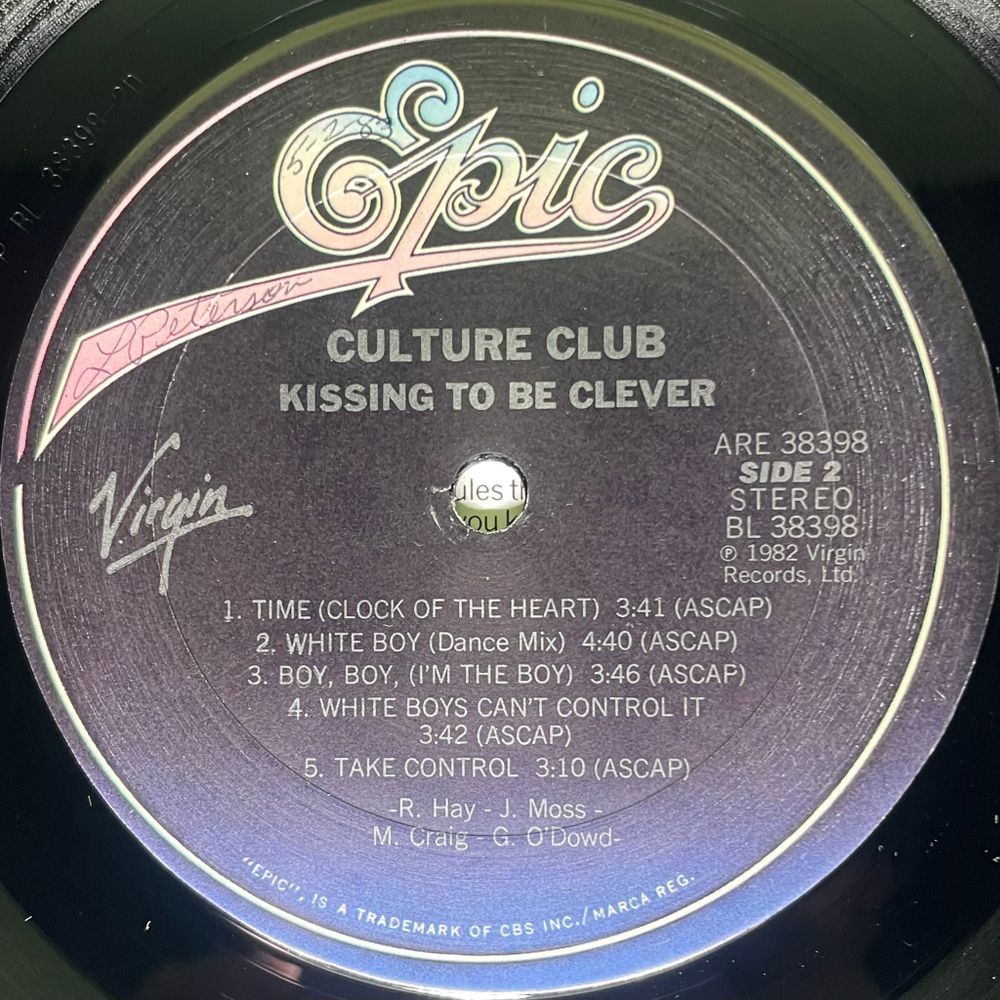 Culture Club ‎– Kissing To Be Clever (США 1983г.)