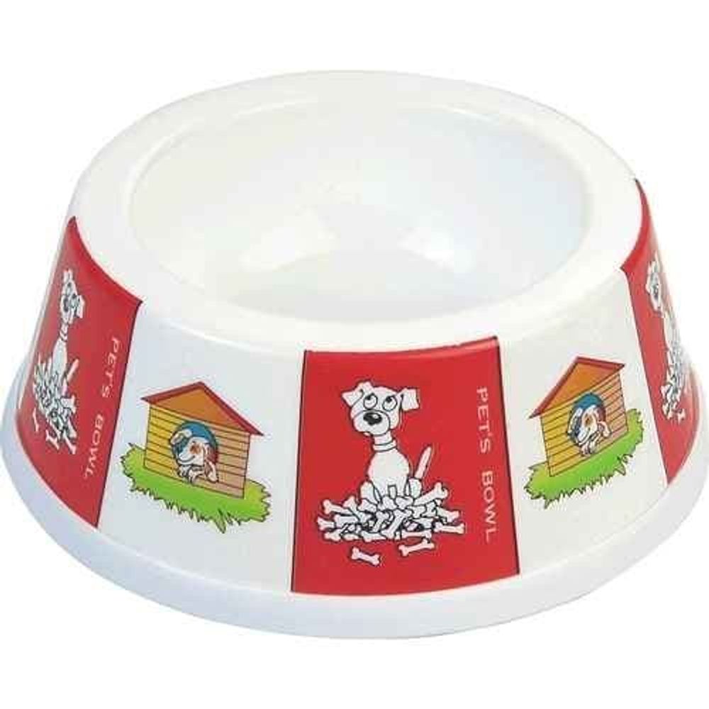 Миска с рисунком средняя для кошек и собак (1КУМ00106)