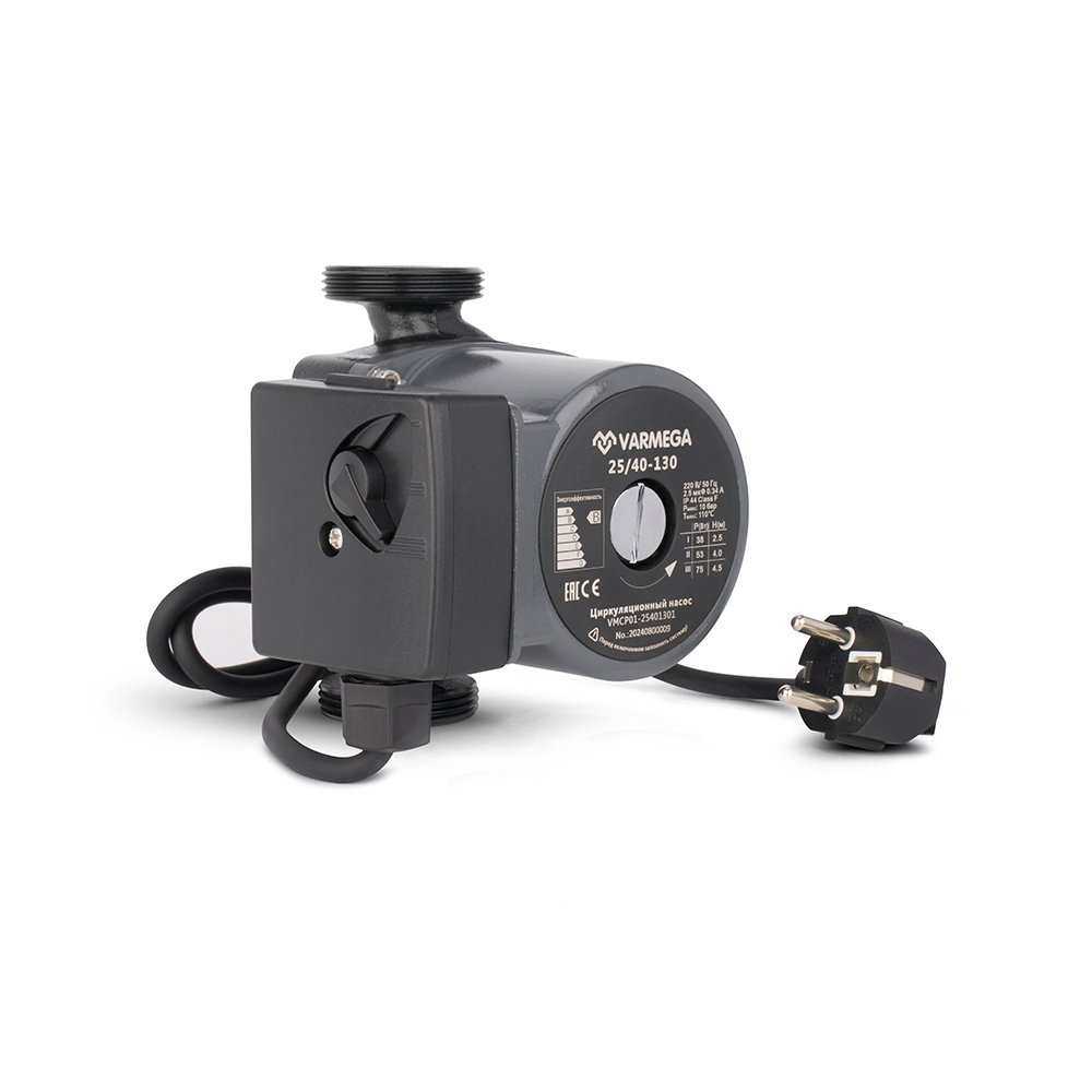 Насос циркуляционный Varmega VMCP01 Basic 25/60 130 мм, без гаек