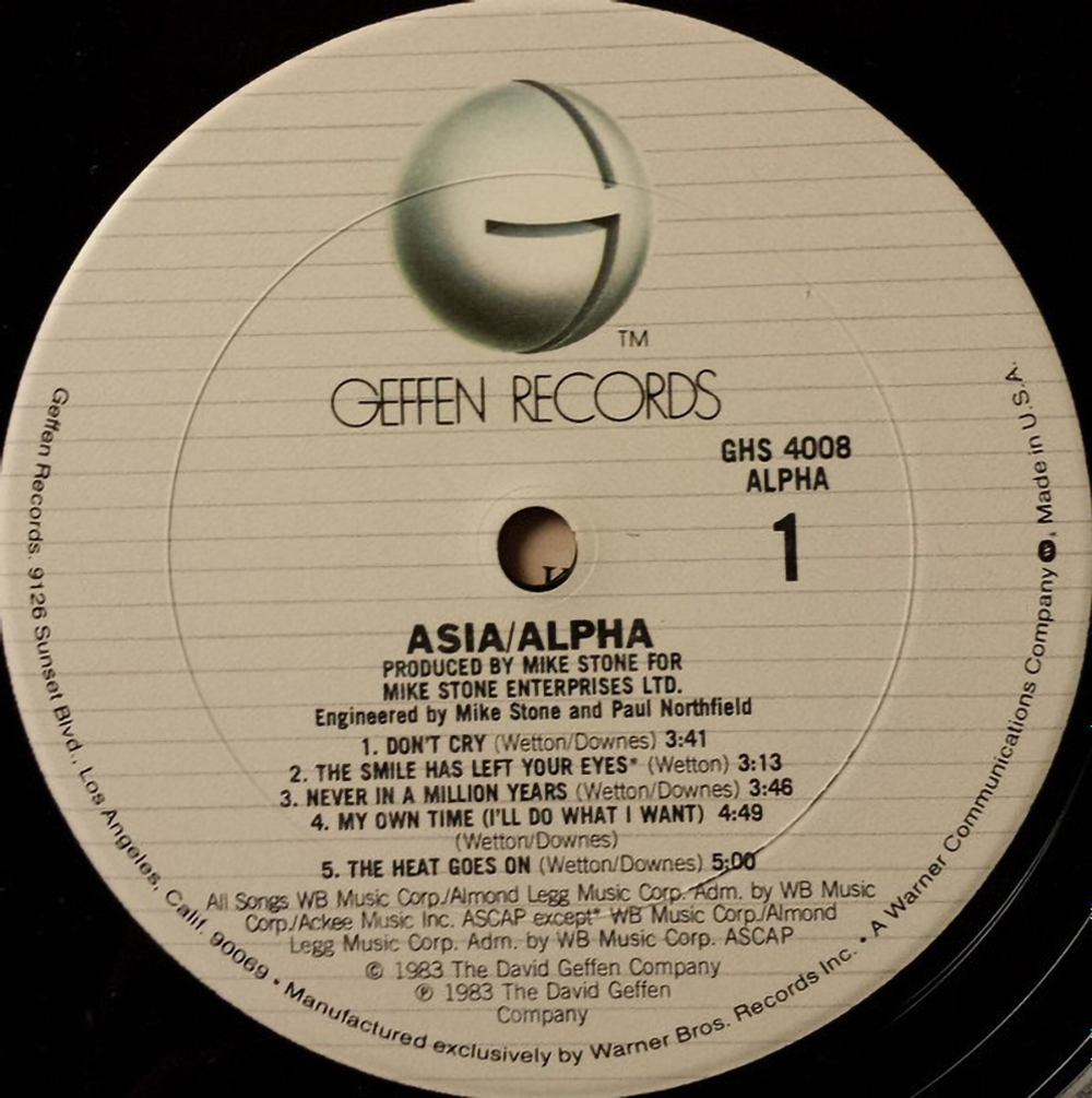 Asia / Alpha (LP)