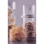 Банка для продуктов стеклянная 800мл «O'lala» с мерный стаканом