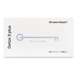 Greenflash Detox Step 3 Plus Очищение почек, 40 капсул на 10 дней