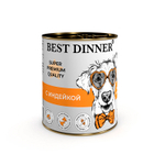 Влажный корм Best Dinner Super Premium с индейкой для собак и щенков, 340 г