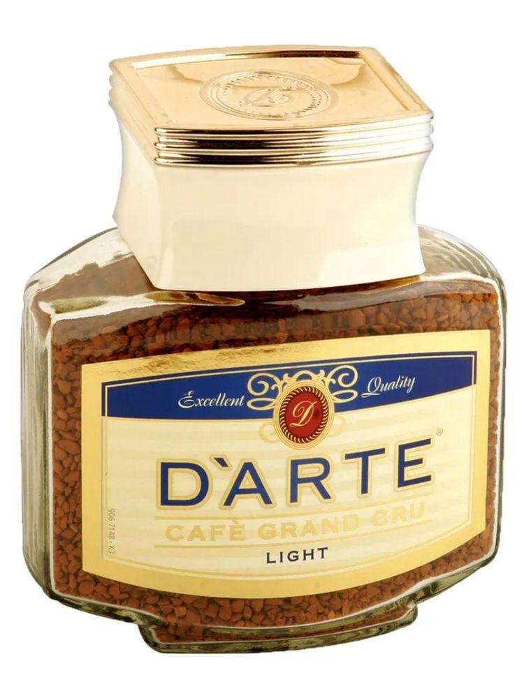 Кофе растворимый D&#39;Arte Grand Cru Light 100 г x 4 шт