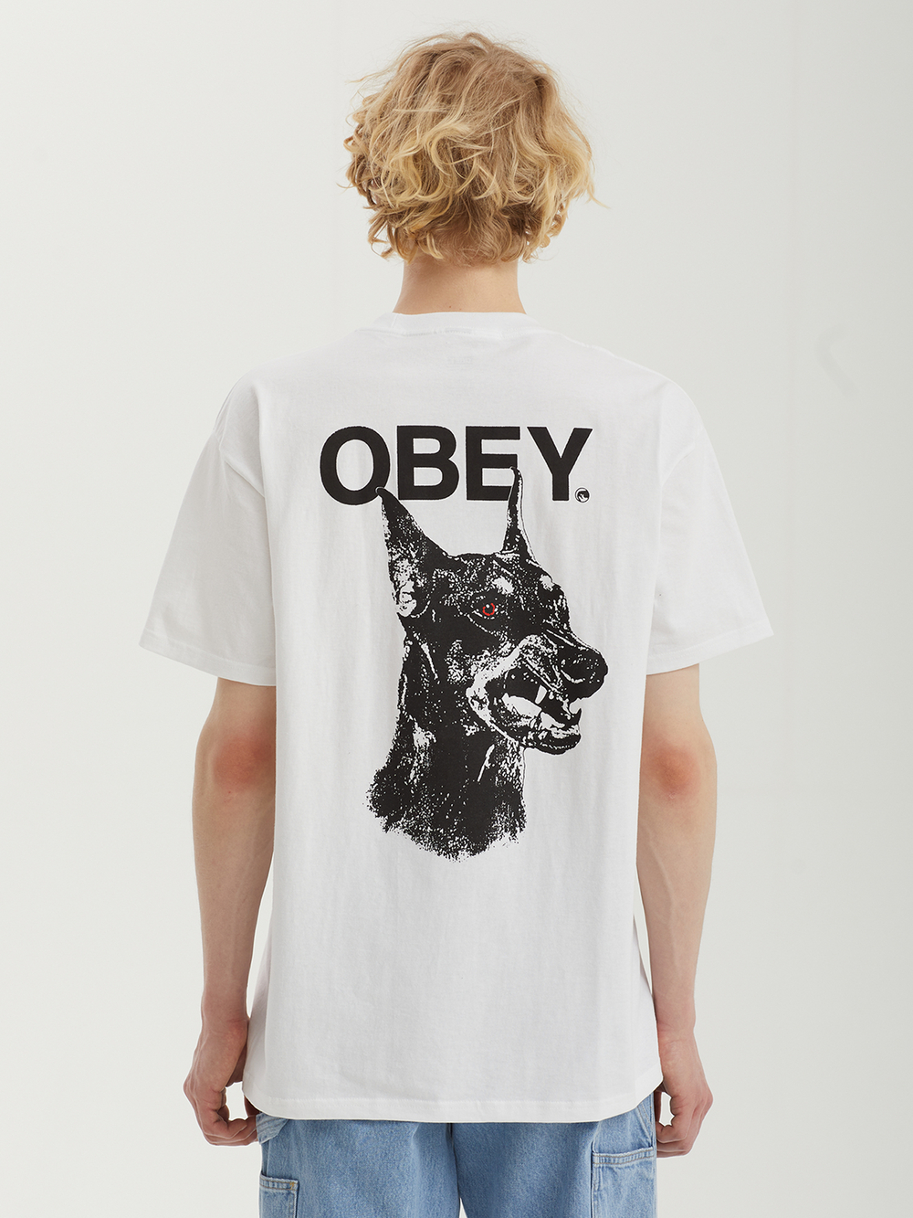 Мужская Футболка Obey Doberman
