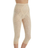 Корсетные штаны-капри очень сильной степени коррекции (Размер: 4X) (Цвет: бежевый)
