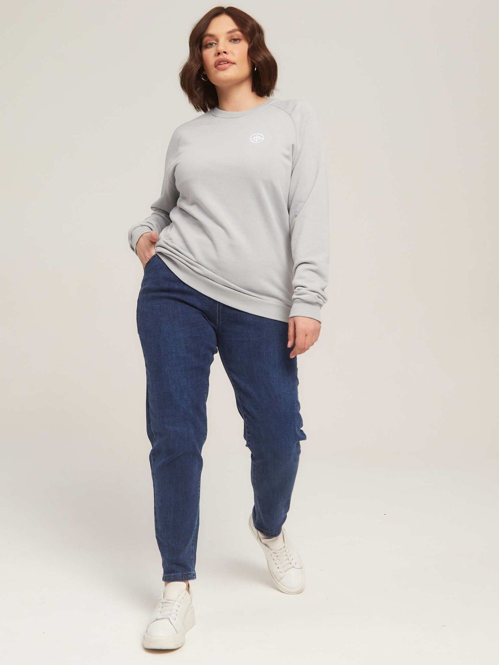 Джинсы на резинке больших размеров