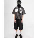 Рубашка SoWhat? Smile укороченная черная