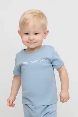 фуфайка для новорожденных  К 300582/пыльно-синий(oh happy day)