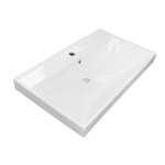 Комплект Тумба Azario Ника 80 Н 815х470х860 напольная, с раковиной Tempo 80, белый глянцевый (CS00091370)