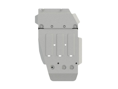 Защита КПП (4 мм, алюминий) для Jeep Wrangler 2018- (V = 2.0 AT AWD) Sheriff.04.3990