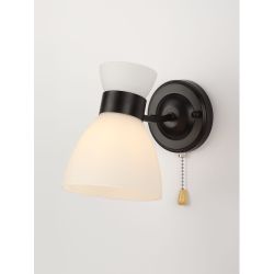 Бра светильник Rivoli Aemilia 9185-401 настенный 1хЕ27 60 Вт модерн с выключателем | Rivoli