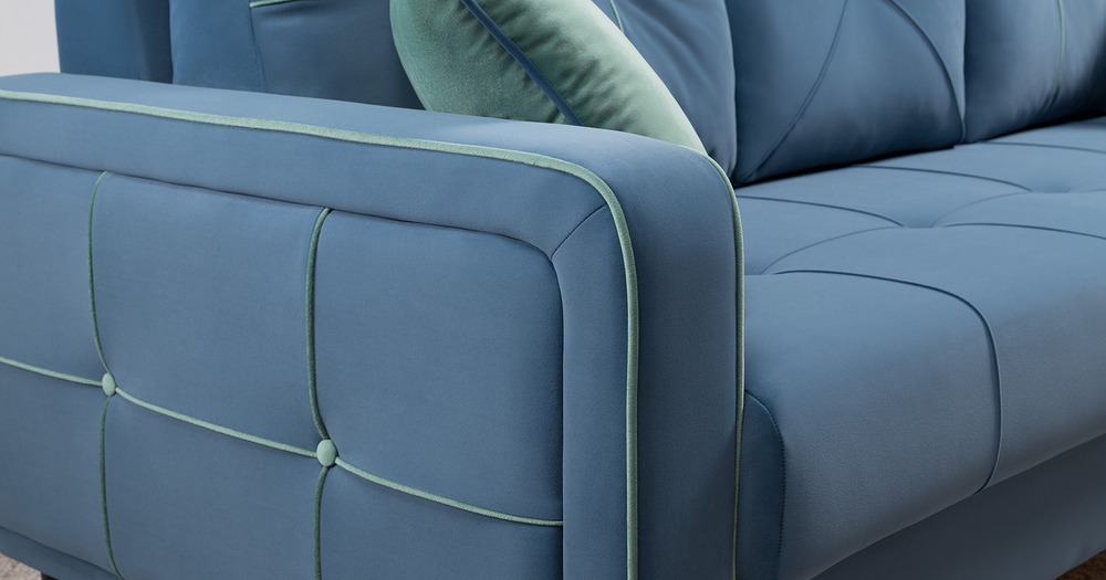 Диван кровать Черри, Синий