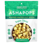 AshaPops, Popped Water Lily Seeds, веганский сыр, 28 г (1 унция)