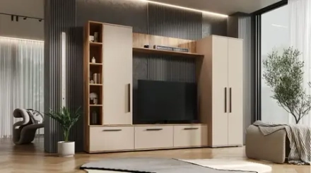 Гостиная Леванте Дуб вотан/графит