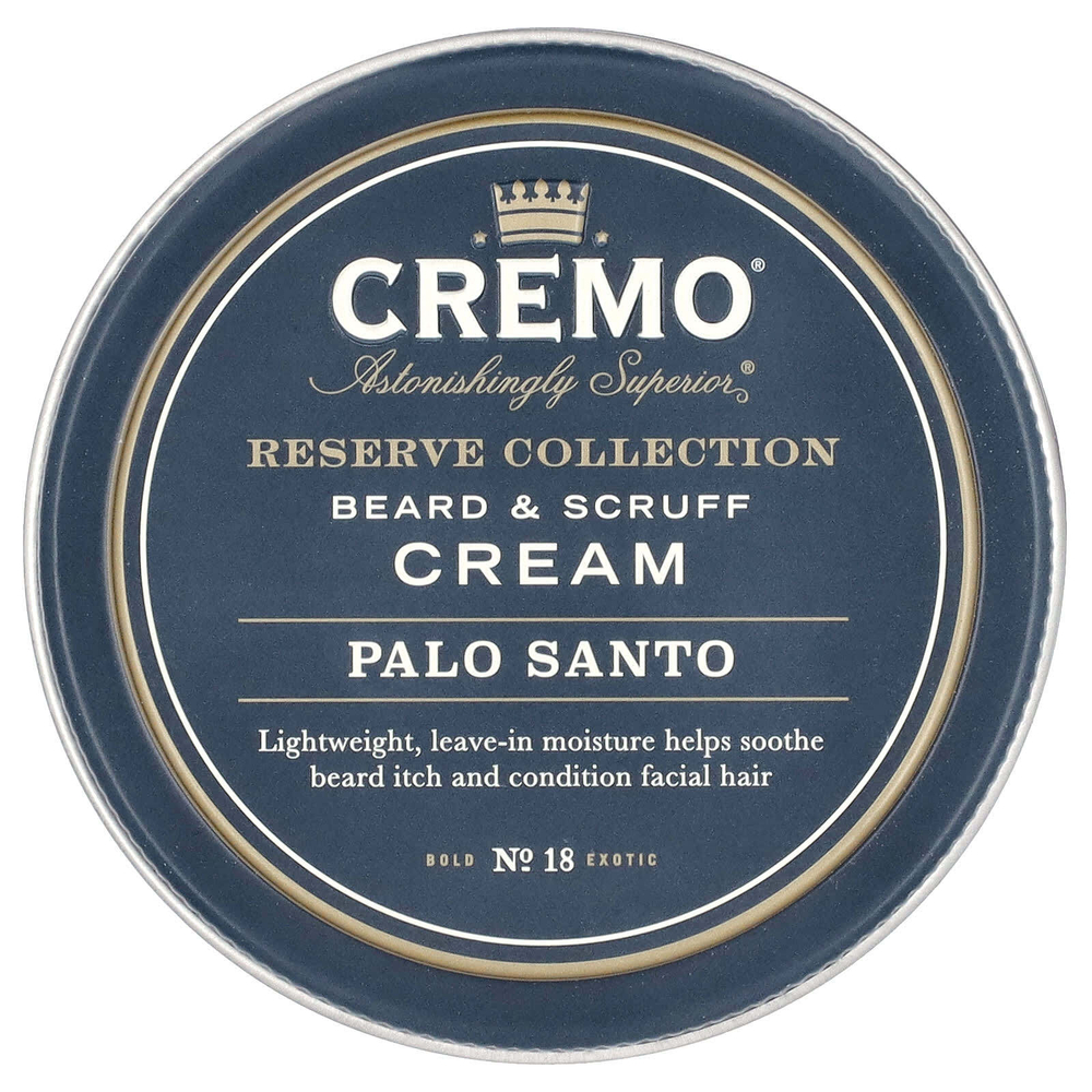 Cremo, Reserve Collection, крем для бороды и завитков, пало санто, 113 г (4 унции)