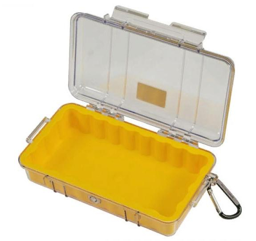 Защитный кейс Peli™ прозрачный с желтой вставкой