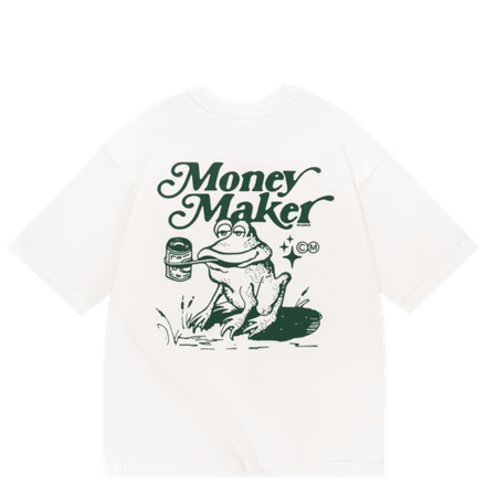 Футболка HAIDED MONEY TOAD Экрю