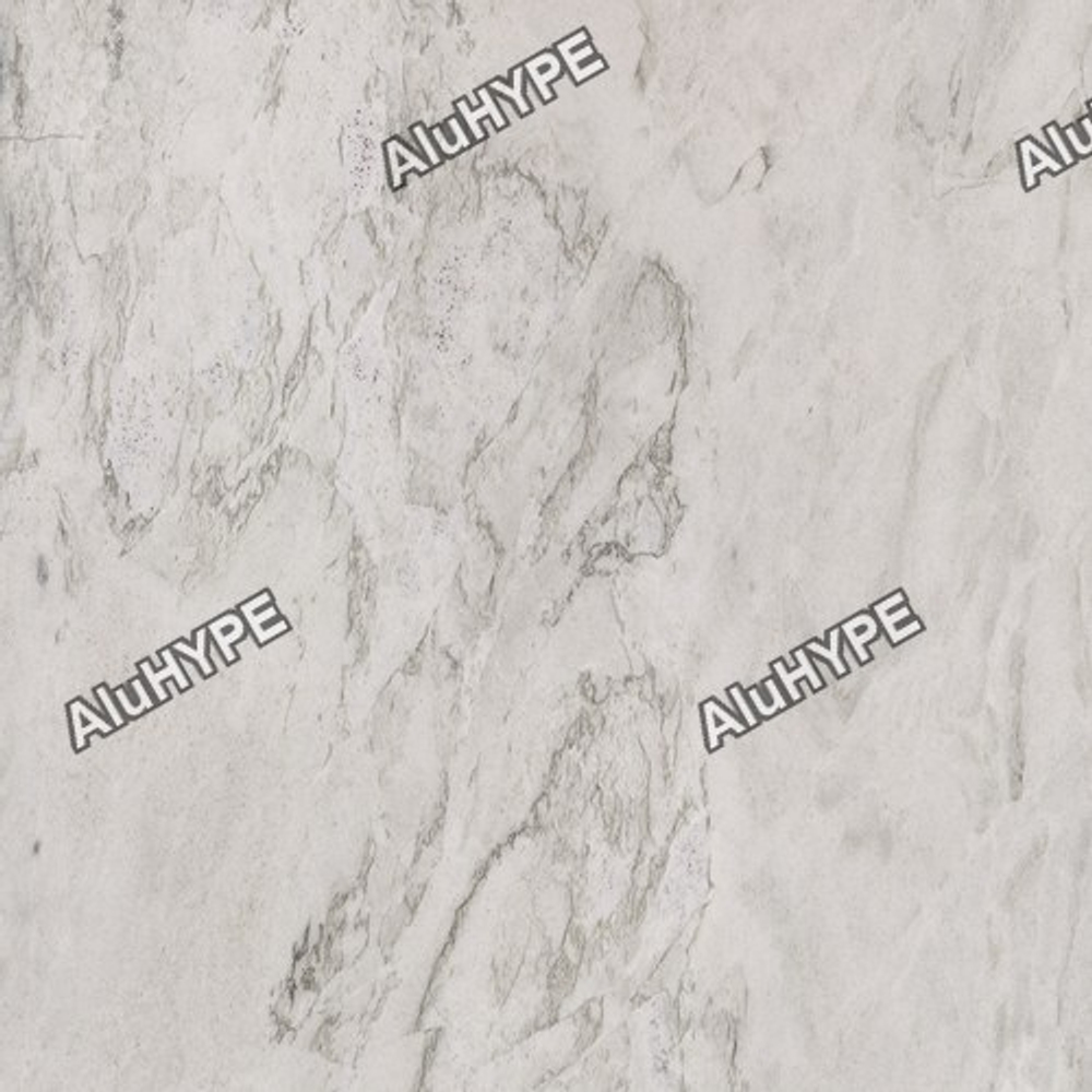 Алюминиевая композитная фасадная панель PlastCover 4/0,4 FR 1500×4000, цвет 1283 Травертин Сильвер AluHype