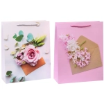 Пакет подарочный «Счастье!» 26*32*10 см, микс