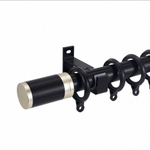 Карниз для штор настенный, алюминиевый, боковое крепление