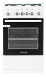 Плита газовая DE LUXE 5040.40г (кр) ЧР