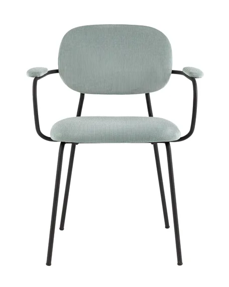 Стул Brant серо-голубой вельвет