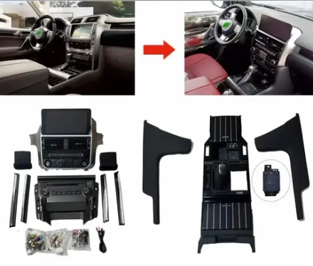 Рестайлинг интерьера для Lexus GX460 2010 в Lexus GX460 2023 Лексус