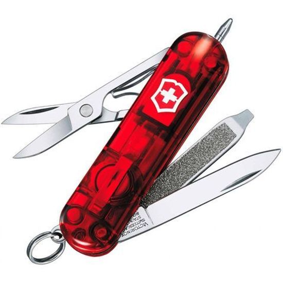 Нож Victorinox Мод. Signature Lite Red Trans (58 мм) 7 функций