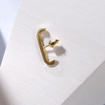 Моносерьга Base 18, позолота