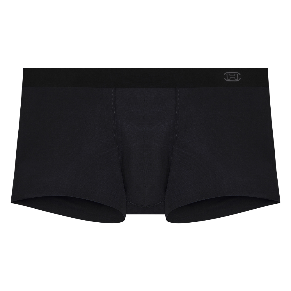 Мужские трусы боксеры черные HOM MODAL CLEAN CUT Comfort Boxer Briefs 402753_400004