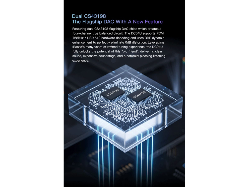 Портативный цифро-аналоговый преобразователь iBasso DC04 Ultra