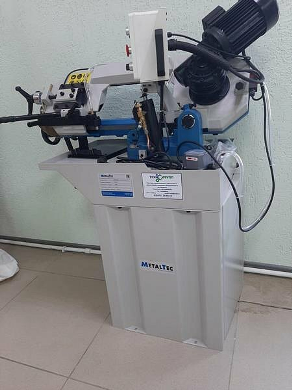 Ручной ленточнопильный станок для резки металла MetalTec BS 170 FHE (380 V)